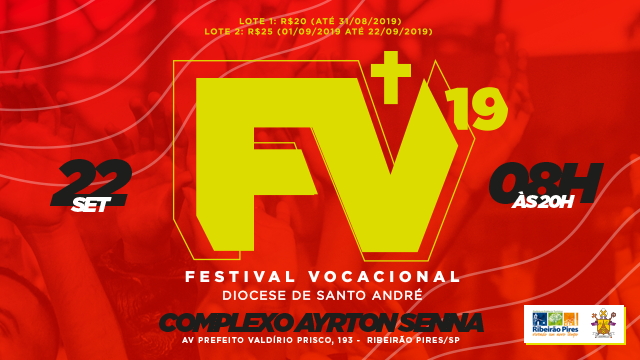 Festival Vocacional acontece em Ribeirão Pires no dia 22 de setembro